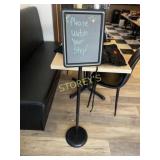 Black Adjustable Podium 50 '