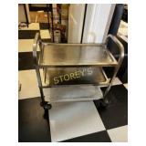 All S/S 3 Tiered Bus Cart ~30x16x32