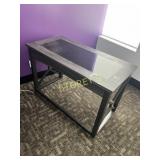 Glass Top Desk ~48 x 24 x 30