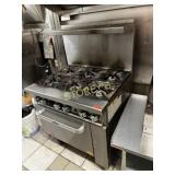 Cook Rite 6 Burner Gas Range