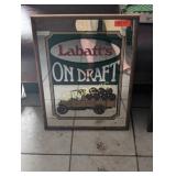 Labatts on Draft Sign ~17 x 24