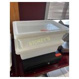 2 Storage Totes w/ Lids