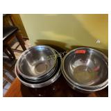 Qty of Asst S/S Mixing Bowls