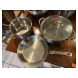 2 Sauce Pots & Frying pan