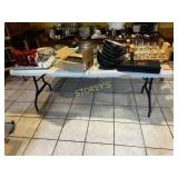 6' Plastic Folding Table