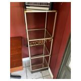 4 Shelf Glass Display Rack ~16 x 16 x 5