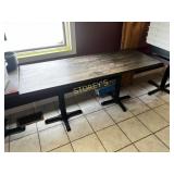 25 x 66 DoublePedestal Dining Table
