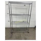 4 Tier Metro rack on Wheels ~4' x 18 x 77'