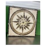 Mosaic Star burst tile ~36x36