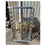 All S/S Dbl Unit Baker's Tray Rack - 14x18 Trays