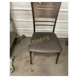 Cushioned Metal Dining Chair