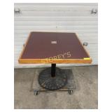 Cast Iron Base Dining Table - Size Coming