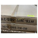 New 36 x 72 S/S Work Table w/ 5" Backsplash