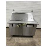 27 " refurb Refrigerated Prep table on Wheels