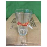 24 Budweiser Beer Glasses -16oz