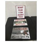3 Asst Signs