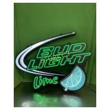 Illuminated Bud Light Sign