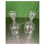 2 glass Decanters