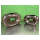 2 Decorative Vases