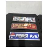 Pepsi, Wild West & Dr Road Signs