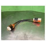 220v Adaptor Cord - black