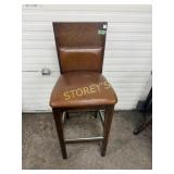 Cushioned Wood Bar Stool - 30'
