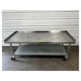 S/S Equipment Stand on Wheels - Size Coming