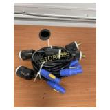 Assorted power supply cables
