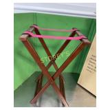 New Walnut tray stand - TR33W