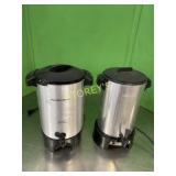2 Hamilton Beach coffee dispenser - No Insides
