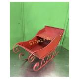 Metal Sleigh Decoration ~25 x 16 x 10.5