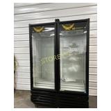 Imbera Refurbished 2dr Glass Fridge on Wheels