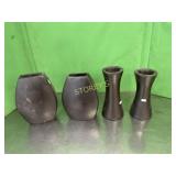 4 Decorative Vases