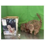 22" Light up Beaver Decoration