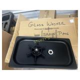 Glass Washer & Drain Pan ~13 x 7