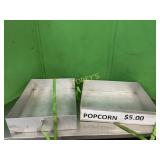 Aluminum Popcorn holder ~17x22x5