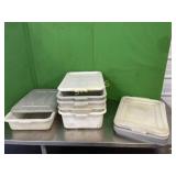 5 Asst Bus Bins & Lids