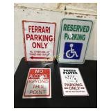 4 Asst Signs