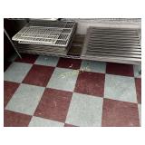 S/S Shelves, Chrome Cooler Shelves, White