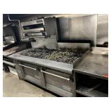 Garland 12 Burner Gas Dbl Range w/ Salamander