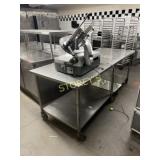 96 x 36 S/S Work Table on Wheels