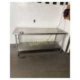 72 x 30 S/S Work Table
