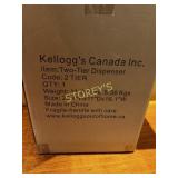 NEW Kellog Dbl Unit Cereal Dispenser