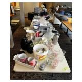 Asst Tableware, Vases, Bus Bins, Linens, Etc.