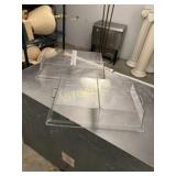 2 Plexi Glass Dome Covers ~22 x 14 x 5