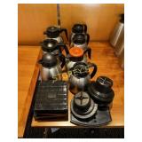 7 Coffee Pots, etc.