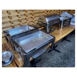 4 Rectangular Chaffing Bases & 1 Cover