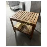 30 x 24 Wood Work Station Table on Wheels