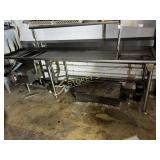Right S/S Dishwasher Tabling w/ Pre Rinse