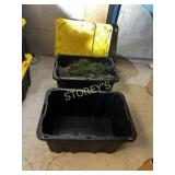 Tote w/ Christmas Decorations